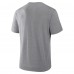 Utah Mammoth Fanatics Heather Gray Tribute Tri-Blend T-Shirt