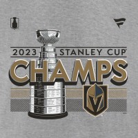 Чемпионская футболка Vegas Golden Knights 2023 Stanley Cup Champions Locker Room - Heather Gray