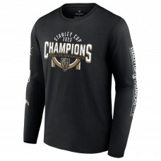 Чемпионская футболка Vegas Golden Knights 2023 Stanley Cup Champions Banner - Black