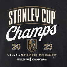 Чемпионская футболка Vegas Golden Knights 2023 Stanley Cup Champions Logo - Black