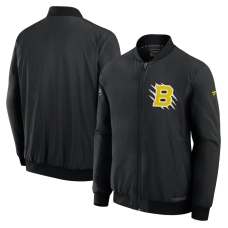 Boston Bruins Fanatics Black 2026 NHL Stadium Series Authentic Pro Full-Zip Bomber Jacket Boston Bruins Fanatics Black 2026 NHL Stadium Series Authentic Pro Full-Zip Bomber Jacket