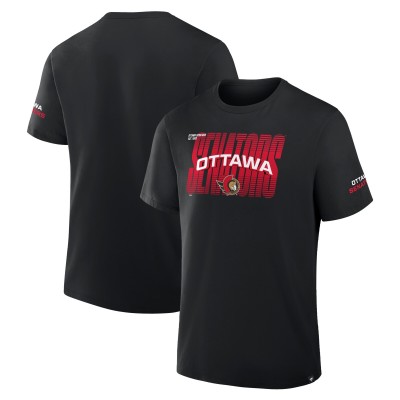 Ottawa Senators Fanatics Black Team Vision Legacy T-Shirt