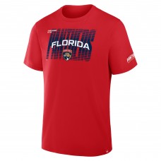 Футболка Florida Panthers Fanatics Red Team Vision Legacy