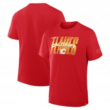 Calgary Flames Fanatics Red Team Vision Legacy T-Shirt