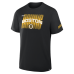 Boston Bruins Fanatics Black Team Vision Legacy T-Shirt