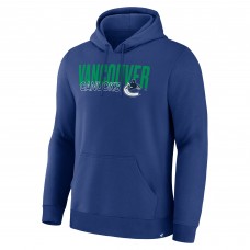 Vancouver Canucks Fanatics Blue Net Minder Legacy Hoodie