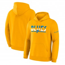 St. Louis Blues Fanatics Gold Half Wall Legacy Hoodie