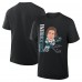 Футболка San Jose Sharks Macklin Celebrini Fanatics Black Caricature Player