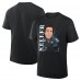 Utah Mammoth Clayton Keller Fanatics Black Caricature Player T-Shirt