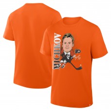 Футболка Philadelphia Flyers Matvei Michkov Fanatics Orange Caricature Player Футболка Philadelphia Flyers Matvei Michkov Fanatics Orange Caricature Player