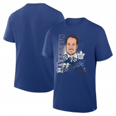 Футболка Toronto Maple Leafs Auston Matthews Fanatics Blue Caricature Player
