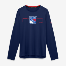 Футболка с длинным рукавом New York Rangers Fanatics Navy Authentic Pro Rink Tech