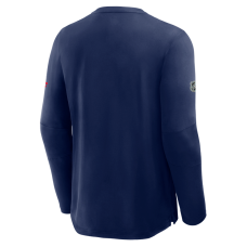 Футболка с длинным рукавом New York Rangers Fanatics Navy Authentic Pro Rink Tech