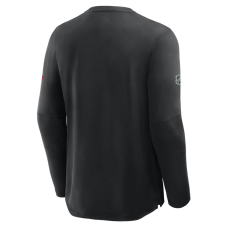 Футболка с длинным рукавом New Jersey Devils Fanatics Black Authentic Pro Rink Tech Футболка с длинным рукавом New Jersey Devils Fanatics Black Authentic Pro Rink Tech