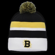 Шапка с помпоном Boston Bruins Fanatics Black 2026 NHL Stadium Series Authentic Pro