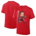 Футболка Florida Panthers Brad Marchand Fanatics Red Caricature Player
