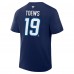 Winnipeg Jets Jonathan Toews Fanatics Navy Authentic Stack Name & Number T-Shirt