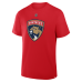 Футболка Florida Panthers Brad Marchand Fanatics Red Authentic Stack Name & Number