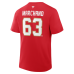 Футболка Florida Panthers Brad Marchand Fanatics Red Authentic Stack Name & Number