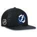 Бейсболка Tampa Bay Lightning Fanatics Black Authentic Pro Rink Square Visor