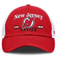 Джерси New Devils Fanatics Red Fundamental Underline Trucker Adjustable Hat