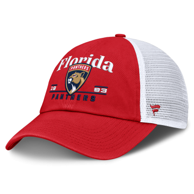 Бейсболка Florida Panthers Fanatics Red Fundamental Underline Trucker