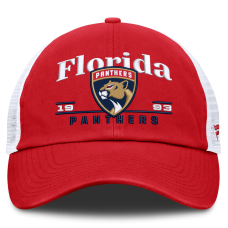 Бейсболка Florida Panthers Fanatics Red Fundamental Underline Trucker