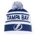 Шапка с помпоном Tampa Bay Lightning Fanatics Blue/White Fundamental Cuffed Шапка с помпоном Tampa Bay Lightning Fanatics Blue/White Fundamental Cuffed