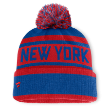 Шапка с помпоном New York Rangers Fanatics Blue/Red Fundamental Cuffed Шапка с помпоном New York Rangers Fanatics Blue/Red Fundamental Cuffed
