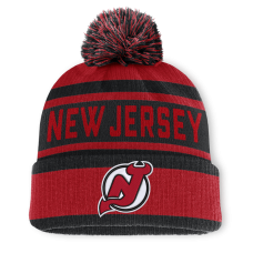 Джерси New Devils Fanatics Red/Black Fundamental Cuffed Knit Hat with Pom Джерси New Devils Fanatics Red/Black Fundamental Cuffed Knit Hat with Pom