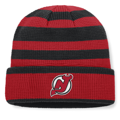 Джерси New Devils Fanatics Red/Black Fundamental Steady Cuffed Knit Hat