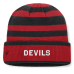Джерси New Devils Fanatics Red/Black Fundamental Steady Cuffed Knit Hat