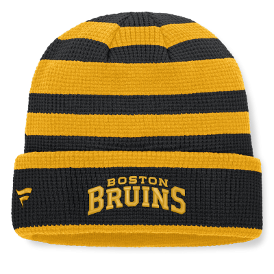 Шапка Boston Bruins Fanatics Black/Gold Fundamental Steady