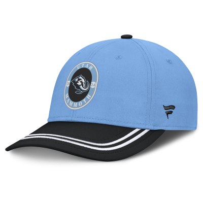 Бейсболка Utah Mammoth Fanatics Light Blue/ Black Fundamental Stretch