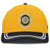Бейсболка Boston Bruins Fanatics Gold/ Black Fundamental Stretch