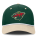 Бейсболка Minnesota Wild Fanatics Green/Cream Fundamental Power Play A-Frame