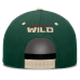 Бейсболка Minnesota Wild Fanatics Green/Cream Fundamental Power Play A-Frame