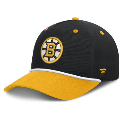 Бейсболка Boston Bruins Fanatics Black/Gold Fundamental Power Play A-Frame