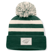 Женская шапка с помпоном Minnesota Wild Fanatics Green Fundamental Cottage Cuffed Женская шапка с помпоном Minnesota Wild Fanatics Green Fundamental Cottage Cuffed