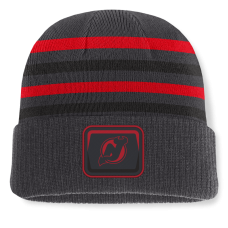 Джерси New Devils Fanatics Black Knurly Stripe Cuffed Knit Hat Джерси New Devils Fanatics Black Knurly Stripe Cuffed Knit Hat