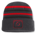 Джерси New Devils Fanatics Black Knurly Stripe Cuffed Knit Hat