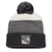 Шапка с помпоном New York Rangers Fanatics Black/Light Beige Monochrome Cuffed Шапка с помпоном New York Rangers Fanatics Black/Light Beige Monochrome Cuffed