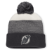 Джерси New Devils Fanatics Black/Light Beige Monochrome Cuffed Knit Hat with Pom Джерси New Devils Fanatics Black/Light Beige Monochrome Cuffed Knit Hat with Pom