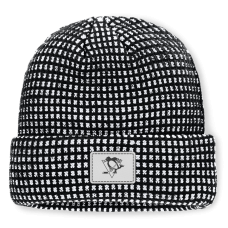 Шапка Pittsburgh Penguins Fanatics Black Fundamental Scheme Ribbed Шапка Pittsburgh Penguins Fanatics Black Fundamental Scheme Ribbed