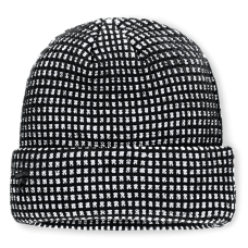Шапка Edmonton Oilers Fanatics Black Fundamental Scheme Ribbed