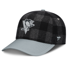 Бейсболка Pittsburgh Penguins Fanatics Black/Gray Huntsman Plaid A-Frame Бейсболка Pittsburgh Penguins Fanatics Black/Gray Huntsman Plaid A-Frame