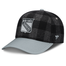 Бейсболка New York Rangers Fanatics Black/Gray Huntsman Plaid A-Frame