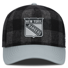 Бейсболка New York Rangers Fanatics Black/Gray Huntsman Plaid A-Frame