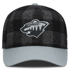 Бейсболка Minnesota Wild Fanatics Black/Gray Huntsman Plaid A-Frame Бейсболка Minnesota Wild Fanatics Black/Gray Huntsman Plaid A-Frame