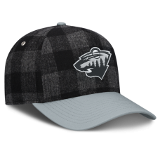 Бейсболка Minnesota Wild Fanatics Black/Gray Huntsman Plaid A-Frame Бейсболка Minnesota Wild Fanatics Black/Gray Huntsman Plaid A-Frame